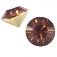 Chatón Básico SS39 - Smoke topaz opal